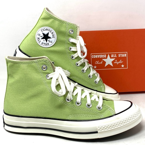 Converse Chuck 70 High Shoes Casual Men's Sneakers Canvas Vitality Green A04585C - Picture 1 of 11